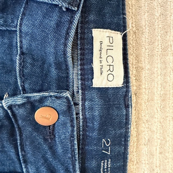 Anthropology Pilcro Dark Blue Flare Jeans - Picture 3 of 4